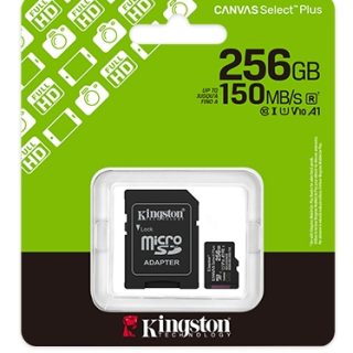 TARJETA MEMORIA MICRO SD 256GB KINGSTON CLASS 10