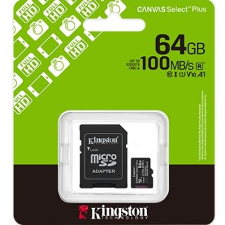 TARJETA MEMORIA MICRO SD 64GB KINGSTON CLASS 10