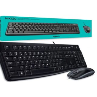COMBO MK120 LOGITECH ALÁMBRICO