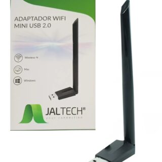 ADAPTADOR WIFIUSB 10637 RED CON ANTENA JALTECH