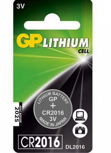 Batería GP CR2016 / DL2016 3V