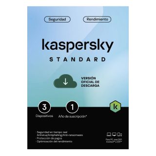 Kaspersky Standard – Licencia 1 Año para 3 Dispositivos