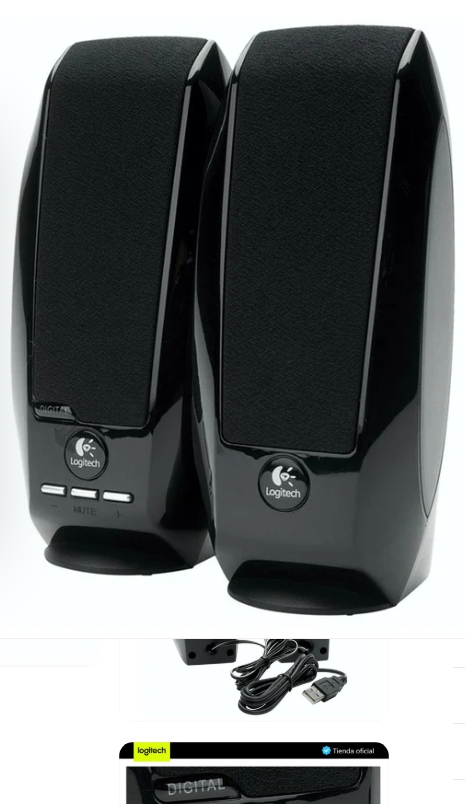 Parlantes S150 USB 2.4W – Logitech