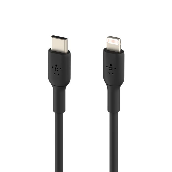 Cable USB-C a Lightning Belkin CAA003 1 Metro Negro