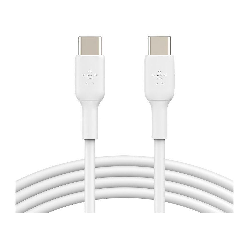 Cable USB-C a USB-C Belkin CAB003 1 Metro 60W Blanco