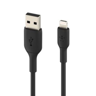 Cable Lightning a USB-A Belkin CAA001 1 Metro Negro