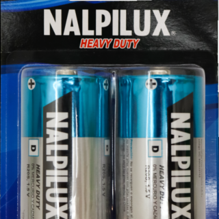 Batería Tipo D Carbon Zinc Nalpilux