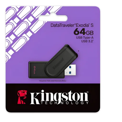 Memoria USB Kingston DataTraveler Exodia S DTXS/64GB USB 3.2 Gen 1