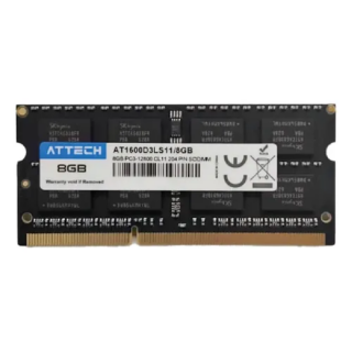 Memoria RAM Attech DDR3 8GB 1600MHz para Portátil SODIMM