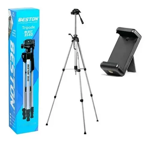 Trípode Beston BST-3540 para Cámara y Celular 1,57 Metros